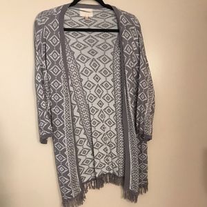 NWOT Skies Are Blue Patterned Cardigan